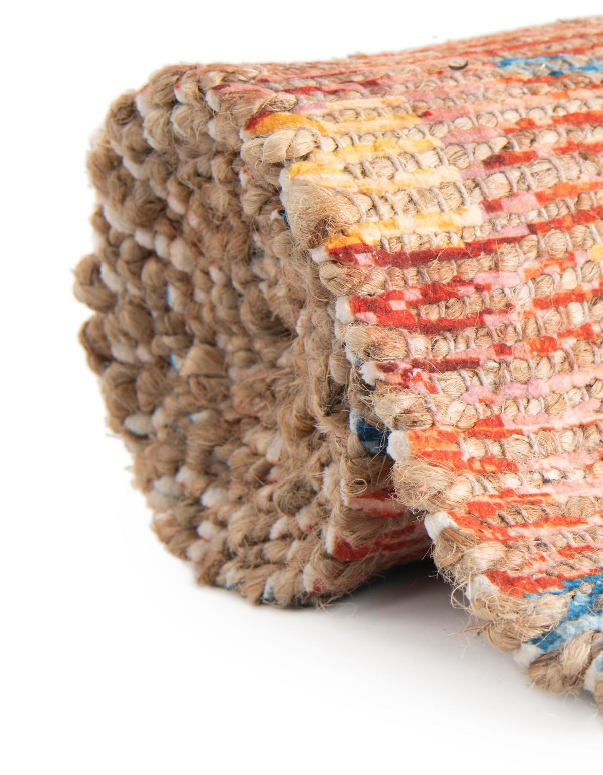 Desert Weave Jute Collection Area Rug -  Namib Rectangle Rust Red  lifestyle 19