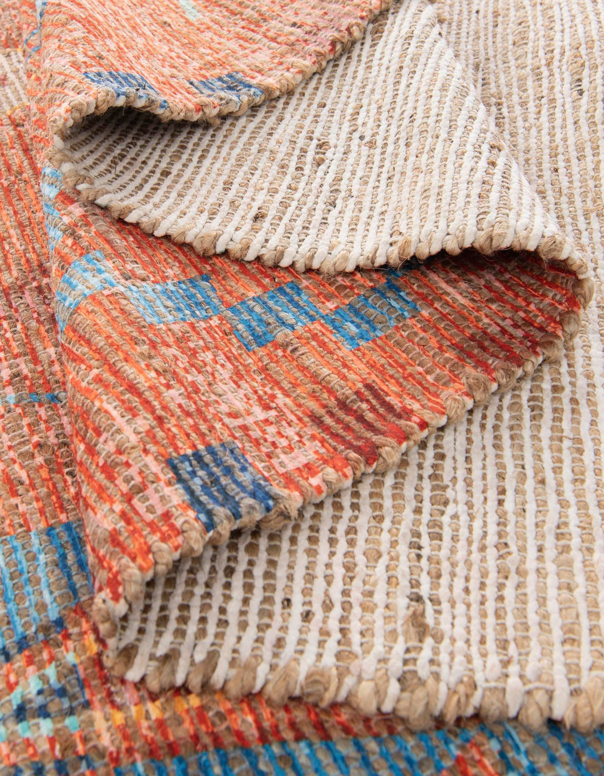 Desert Weave Jute Collection Area Rug -  Namib Rectangle Rust Red  lifestyle 20