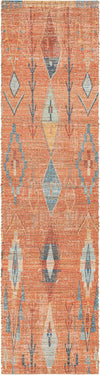 Savannah Threads Collection Area Rug -  Namib Runner Rust Red  lifestyle 26