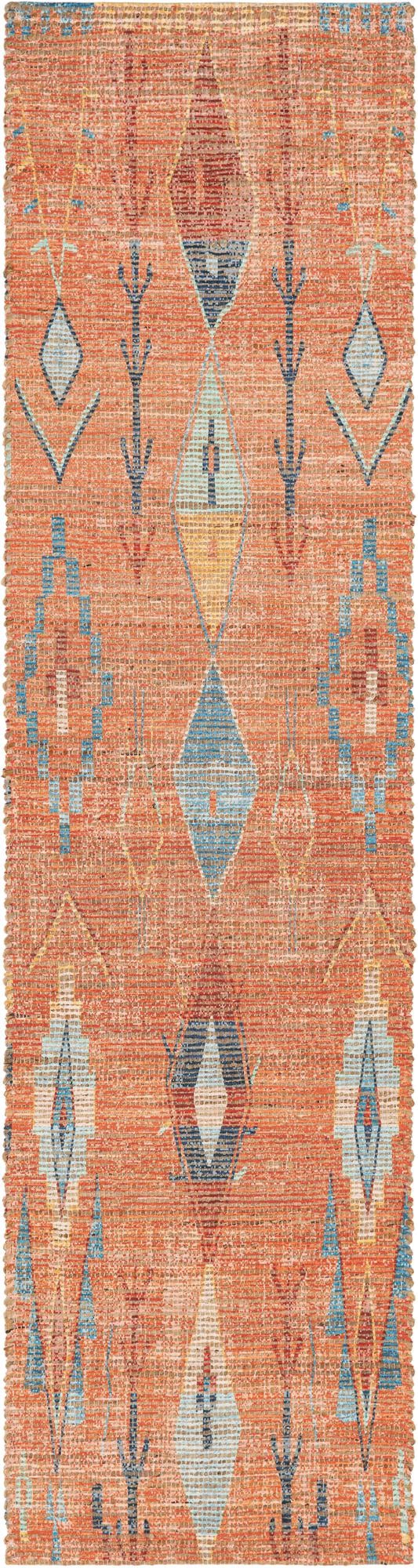 Savannah Threads Collection Area Rug -  Namib Runner Rust Red  lifestyle 26