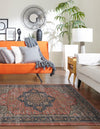 Desert Weave Jute Collection Area Rug -  Negev Rectangle Antique Red  lifestyle 10
