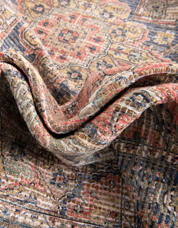 Desert Weave Jute Collection Area Rug -  Negev Rectangle Antique Red  lifestyle 15