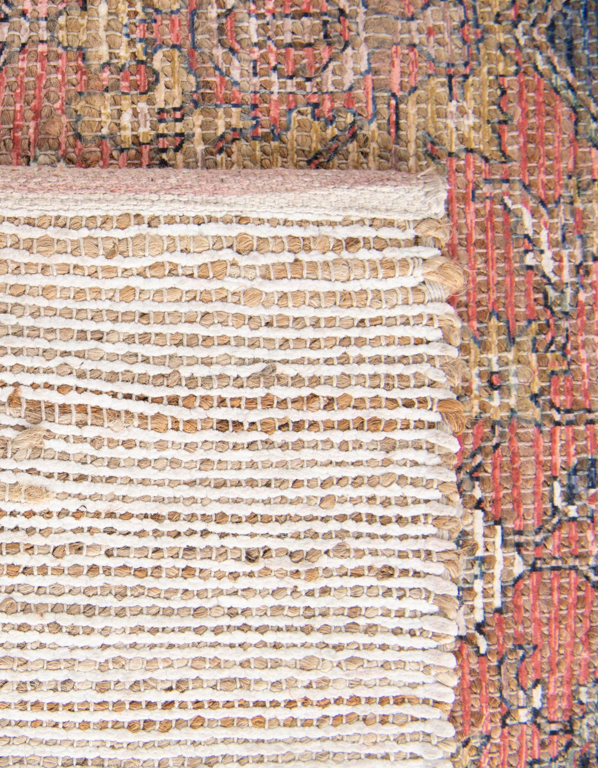 Desert Weave Jute Collection Area Rug -  Negev Rectangle Antique Red  lifestyle 16