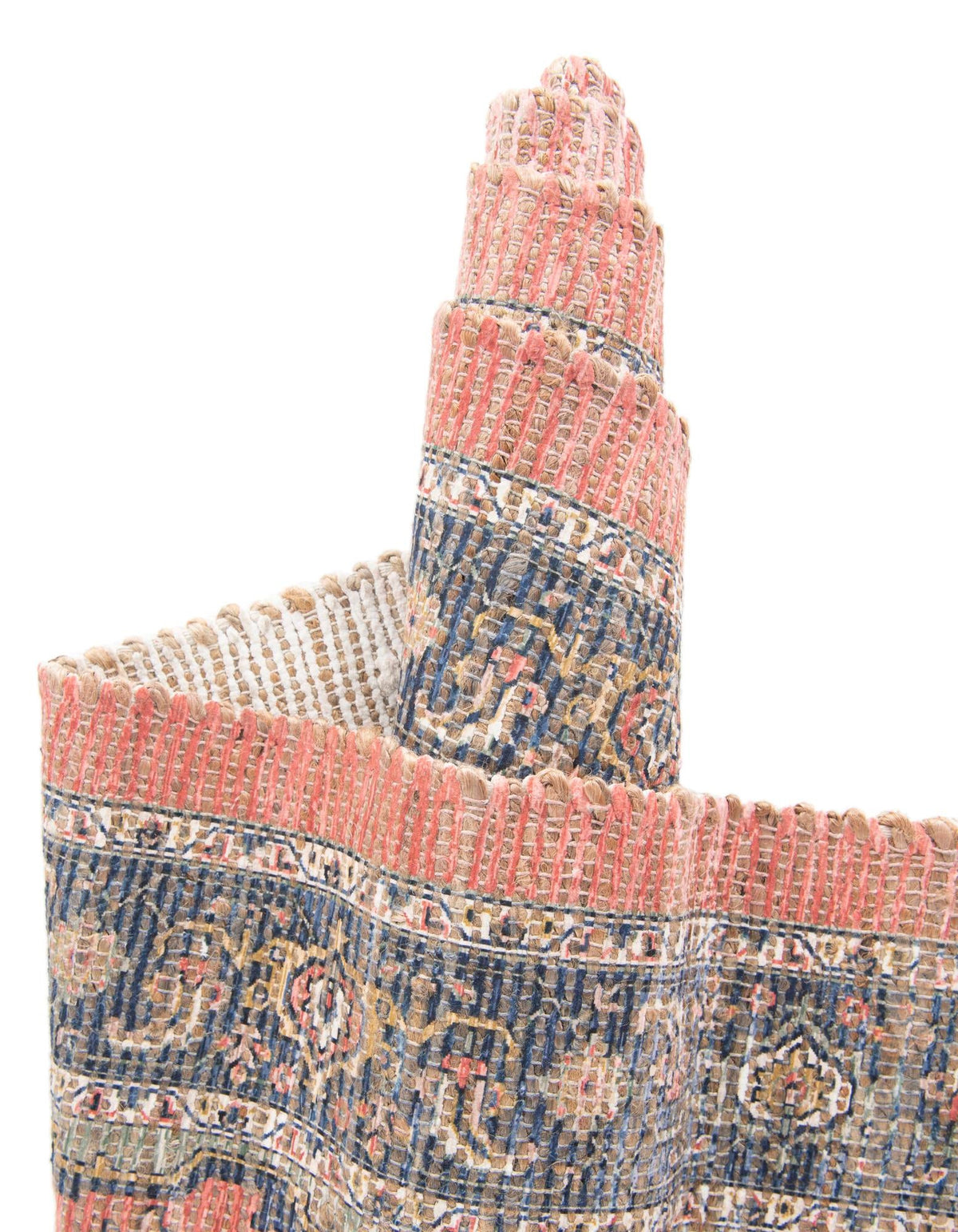 Desert Weave Jute Collection Area Rug -  Negev Rectangle Antique Red  lifestyle 18