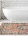 Desert Weave Jute Collection Area Rug -  Negev Runner Antique Red  lifestyle 40