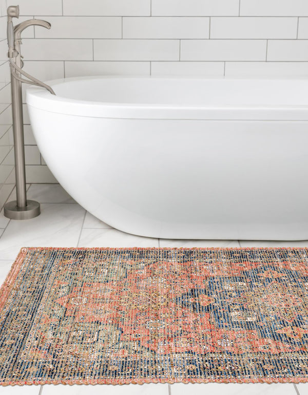 Desert Weave Jute Collection Area Rug -  Negev Runner Antique Red  lifestyle 40