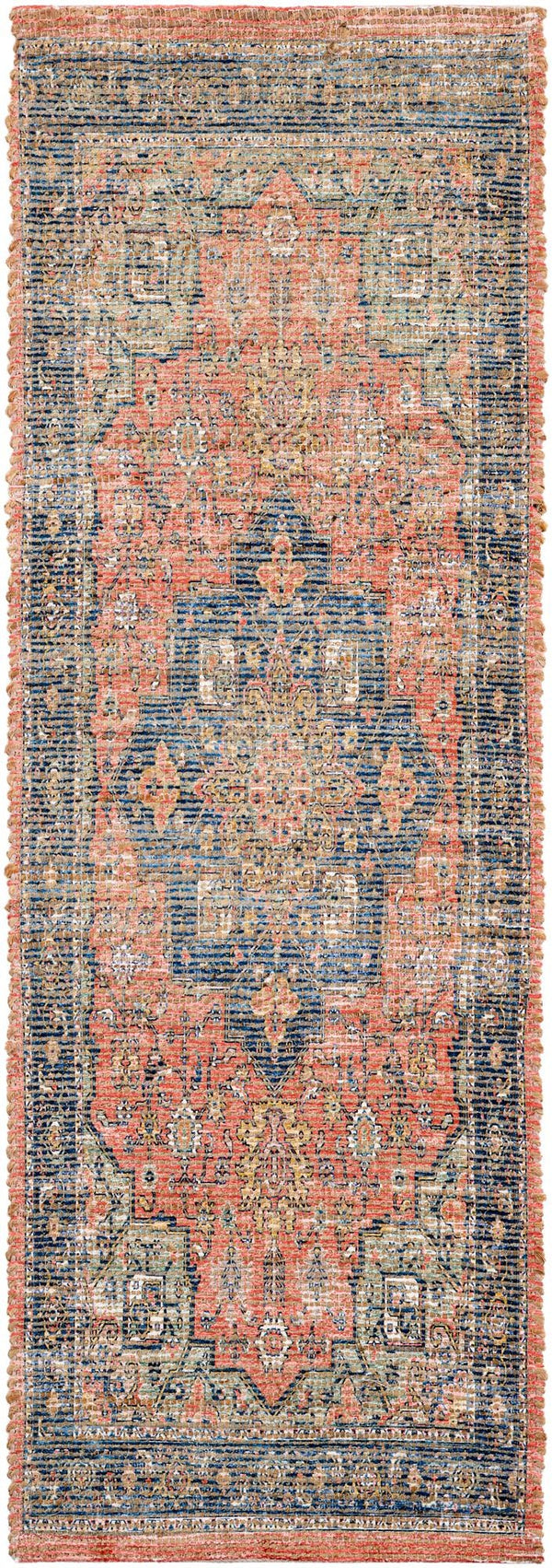 Desert Weave Jute Collection Area Rug -  Negev Runner Antique Red  lifestyle 24