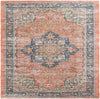 Desert Weave Jute Collection Area Rug -  Negev Square Antique Red  lifestyle 25