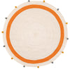 Playful Threads Jute Collection Area Rug - Tanglewood Round White  lifestyle 51