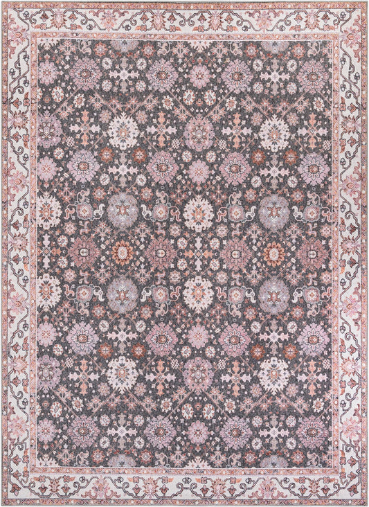 Heritage Elegance Collection Area Rug -  Himeji Rectangle Gray Main