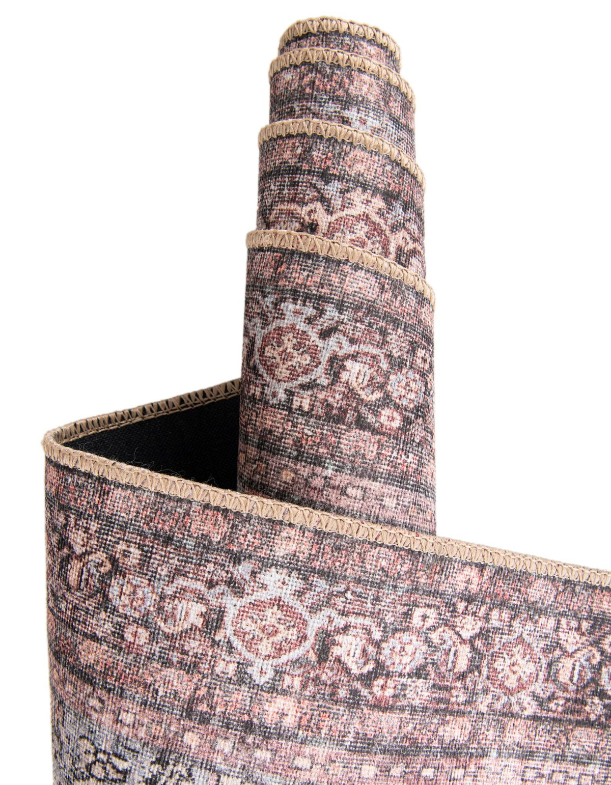 Heritage Elegance Collection Area Rug -  Hampton Rectangle Antique Red  lifestyle 11