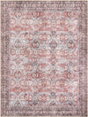 Heritage Elegance Collection Area Rug -  Hampton Rectangle Antique Red  lifestyle 2