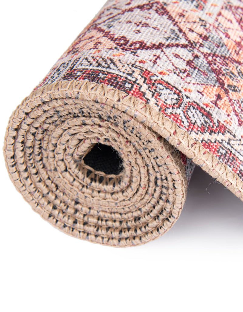 Heritage Elegance Collection Area Rug -  Uffizi Rectangle Rust Red  lifestyle 23