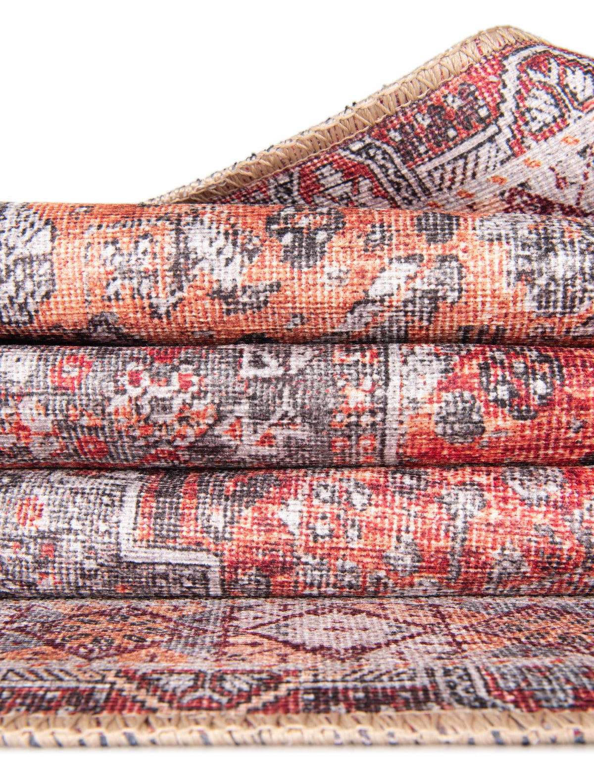 Heritage Elegance Collection Area Rug -  Uffizi Rectangle Rust Red  lifestyle 27