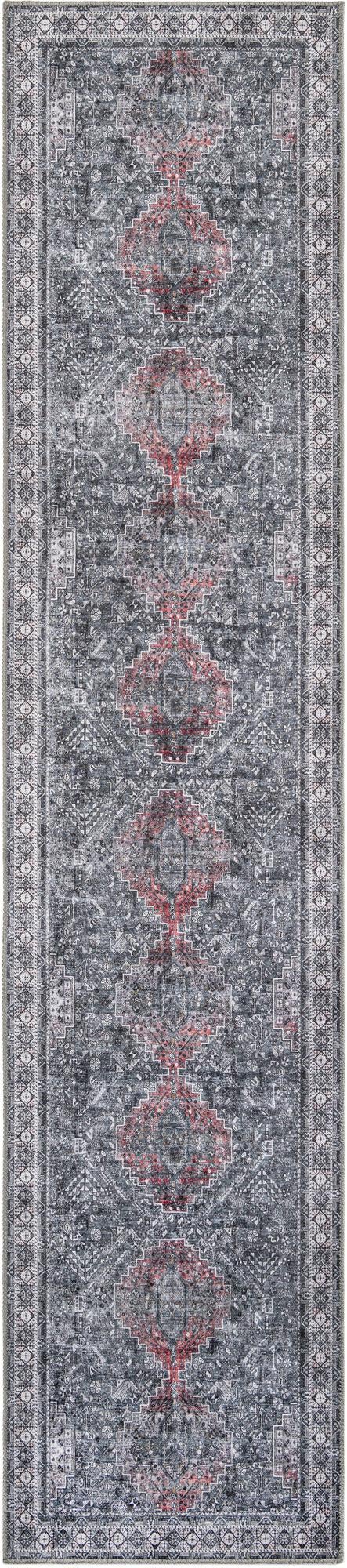 Heritage Elegance Collection Area Rug -  Uffizi Runner Gray  lifestyle 39