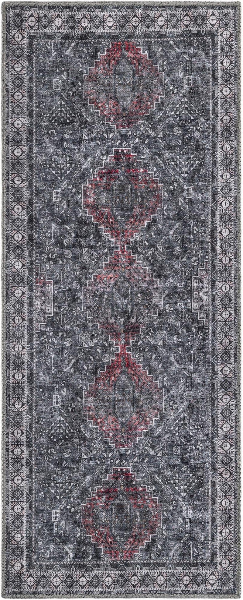 Heritage Elegance Collection Area Rug -  Uffizi Runner Gray  lifestyle 36