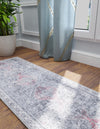 Heritage Elegance Collection Area Rug -  Uffizi Runner Gray  lifestyle 54