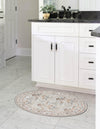 Heritage Elegance Collection Area Rug -  Forbidden Oval Ivory  lifestyle 158