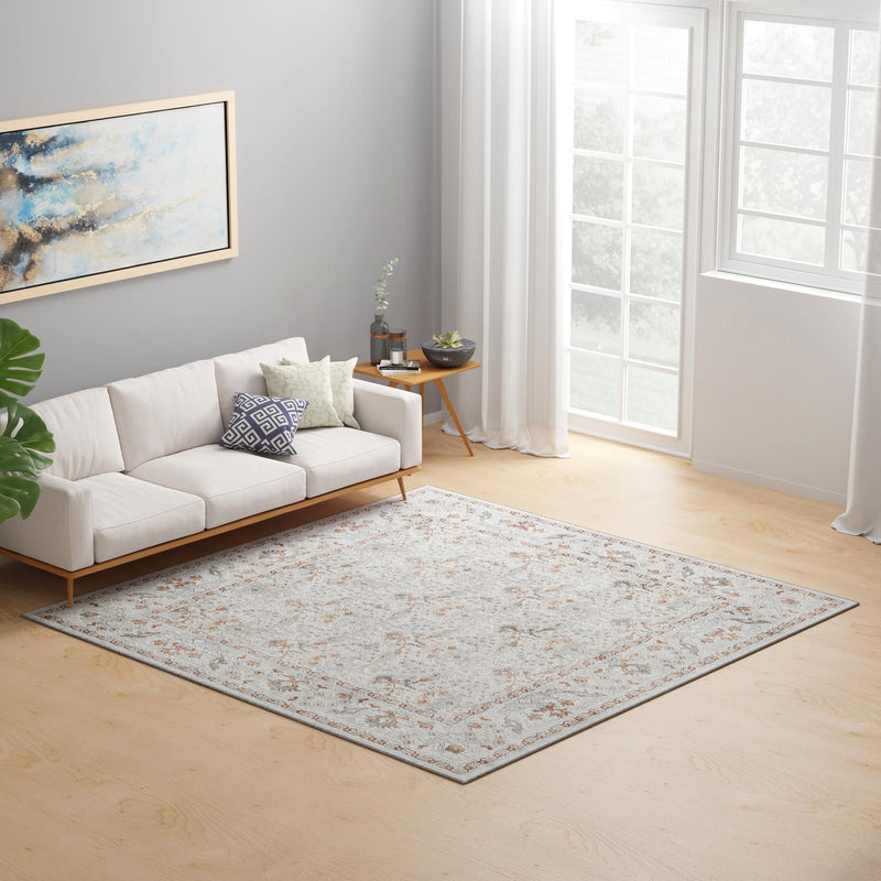 Heritage Elegance Collection Area Rug -  Forbidden Square Ivory  lifestyle 220