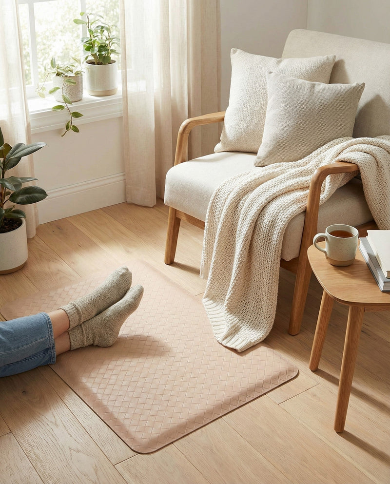 Cozy Mat Collection Area Rug -  Cloister Rectangle Beige  lifestyle 18