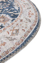 Heritage Elegance Collection Area Rug -  Forbidden Oval Navy Blue  lifestyle 105