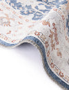 Heritage Elegance Collection Area Rug -  Forbidden Oval Navy Blue  lifestyle 126