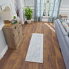 Heritage Elegance Collection Area Rug -  Forbidden Runner Teal blue  lifestyle 209