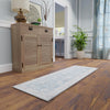 Heritage Elegance Collection Area Rug -  Forbidden Runner Teal blue  lifestyle 224