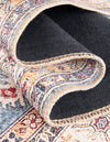Heritage Elegance Collection Area Rug -  Neuschwanstein Rectangle Light Blue  lifestyle 52