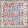 Heritage Elegance Collection Area Rug -  Neuschwanstein Square Light Blue  lifestyle 75
