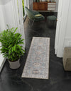 Heritage Elegance Collection Area Rug -  Neuschwanstein Runner Soft Green  lifestyle 84