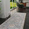 Heritage Elegance Collection Area Rug -  Neuschwanstein Runner Soft Green  lifestyle 181