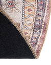 Heritage Elegance Collection Area Rug -  Neuschwanstein Round Antique Rose Pink  lifestyle 160