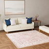 Heritage Elegance Collection Area Rug -  Neuschwanstein Square Antique Rose Pink  lifestyle 167