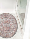 Heritage Elegance Collection Area Rug -  Neuschwanstein Oval Ivory  lifestyle 97