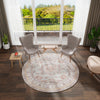 Heritage Elegance Collection Area Rug -  Neuschwanstein Round Ivory  lifestyle 168