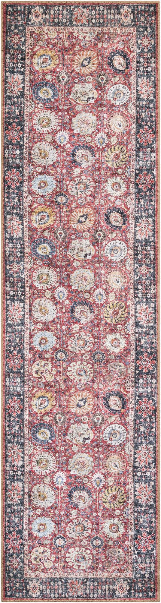 Heritage Elegance Collection Area Rug -  Gatchina Runner Vintage Red  lifestyle 18