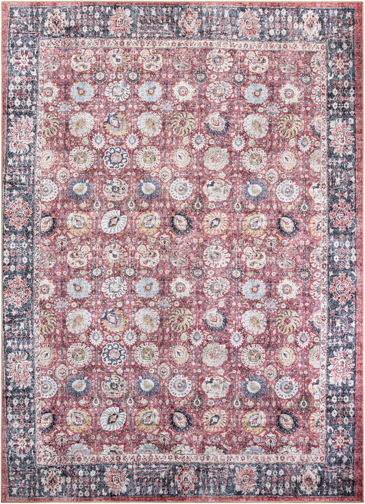 Heritage Elegance Collection Area Rug -  Gatchina Rectangle Vintage Red Main