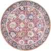 Heritage Elegance Collection Area Rug -  Gatchina Round Vintage Red  lifestyle 19