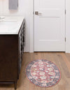 Heritage Elegance Collection Area Rug -  Gatchina Oval Vintage Red  lifestyle 38
