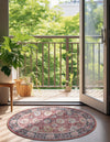 Heritage Elegance Collection Area Rug -  Gatchina Oval Vintage Red  lifestyle 39