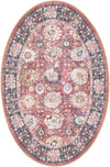 Heritage Elegance Collection Area Rug -  Gatchina Oval Vintage Red  lifestyle 20