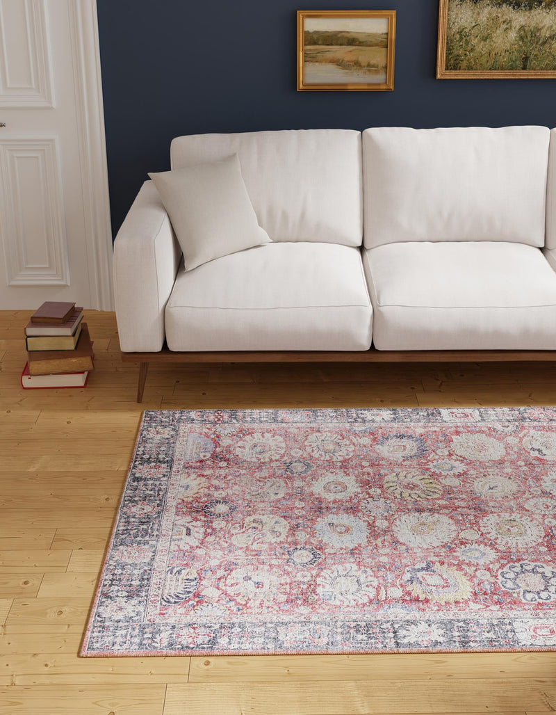 Heritage Elegance Collection Area Rug -  Gatchina Rectangle Vintage Red  lifestyle 4