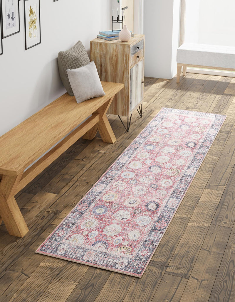 Heritage Elegance Collection Area Rug -  Gatchina Runner Vintage Red  lifestyle 22