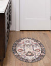 Heritage Elegance Collection Area Rug -  Topkapi Oval Ivory  lifestyle 97