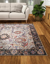 Heritage Elegance Collection Area Rug -  Topkapi Square Ivory  lifestyle 115