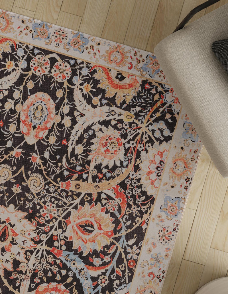 Heritage Elegance Collection Area Rug -  Topkapi Rectangle Black  lifestyle 17