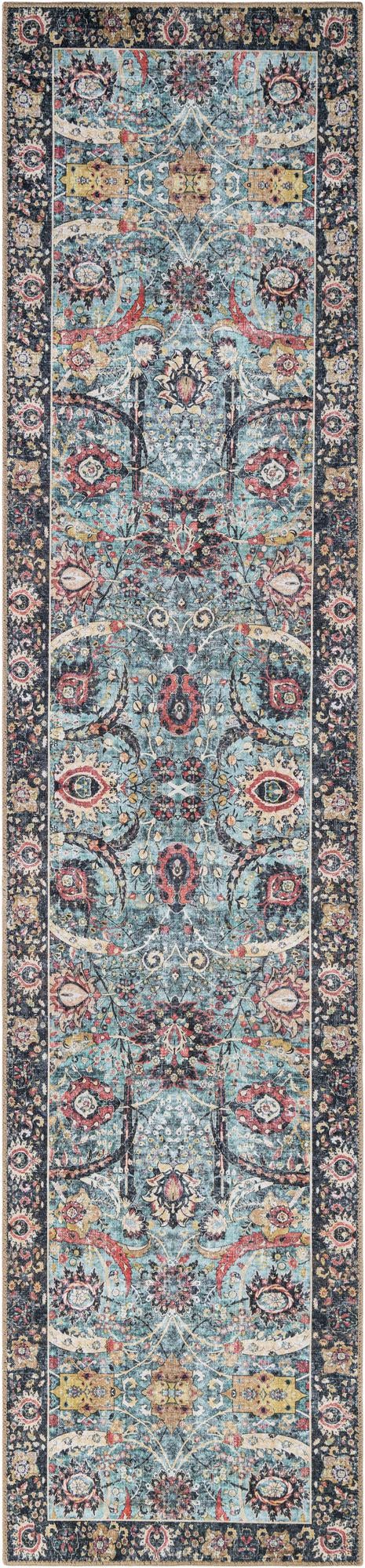 Heritage Elegance Collection Area Rug -  Topkapi Runner Vintage Green  lifestyle 74