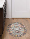 Heritage Elegance Collection Area Rug -  Topkapi Oval Vintage Green  lifestyle 126