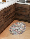 Heritage Elegance Collection Area Rug -  Topkapi Oval Vintage Green  lifestyle 134